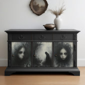 幽霊のポートレート – デクページ – ラッピングペーパーシート