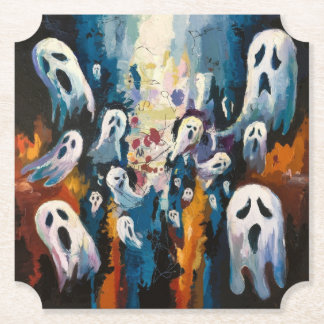 幽霊のマット ペーパーコースター