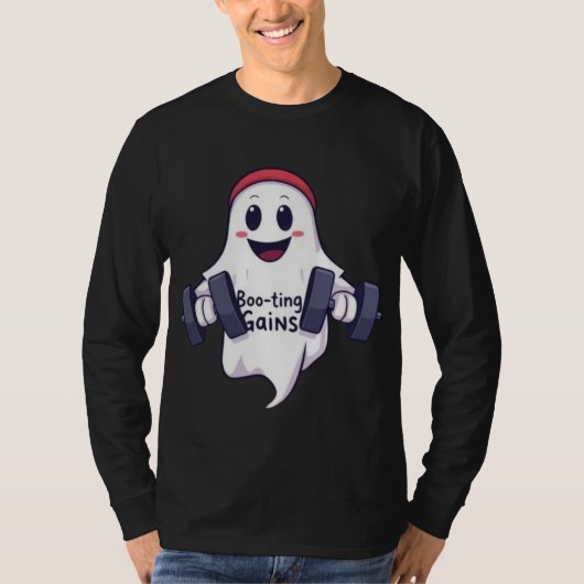 幽霊のリフト重量 Tシャツ (正面)
