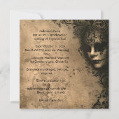 幽霊の仮面舞踏会社交ダンス 招待状 (裏面)