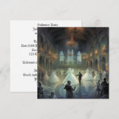 幽霊の仮面舞踏会：ファントムの仮面舞踏会 招待状 (正面/裏面)