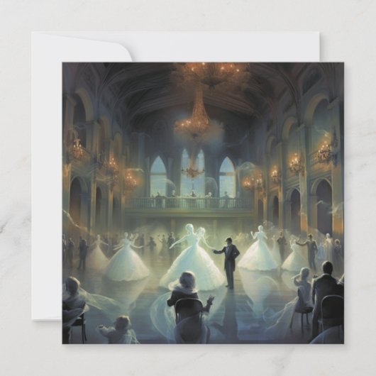 幽霊の仮面舞踏会：ファントムの仮面舞踏会 招待状 (正面)