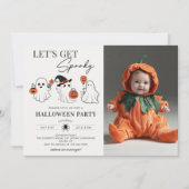 幽霊の写真不気味を取得する 招待状 (正面)