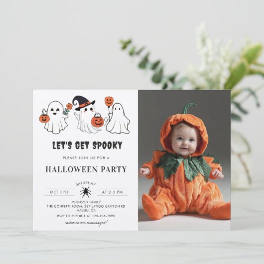 幽霊の写真不気味を取得する 招待状 (スタンド正面)