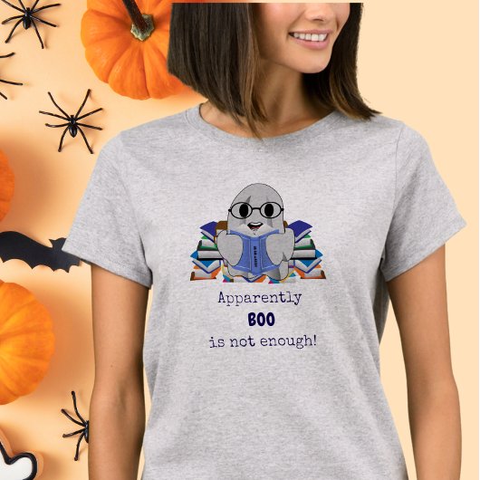 幽霊の勉強はやっぱり大変なのね フニークな幽霊 Tシャツ