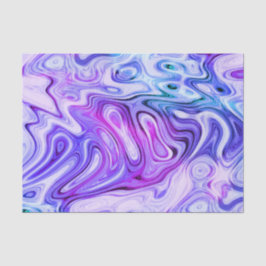 幽霊の囁き、パステルマーブリング： 薄葉紙