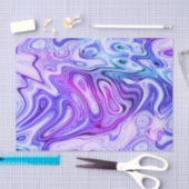 幽霊の囁き、パステルマーブリング： 薄葉紙 (クラフト)