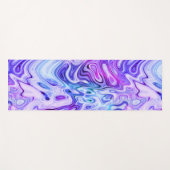 幽霊の囁き、霜降りのパステル： ヨガマット (正面(横))