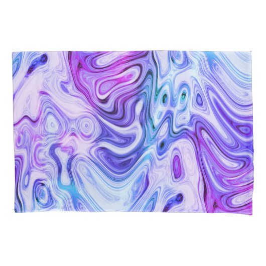 幽霊の囁き、霜降りのパステル： 枕カバー (正面左)