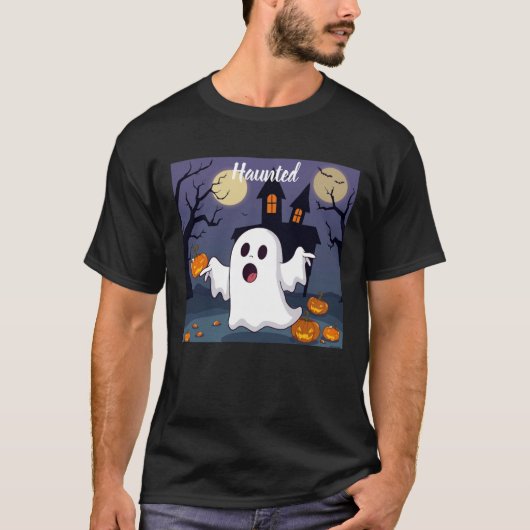 幽霊の夜遊び Tシャツ (正面)