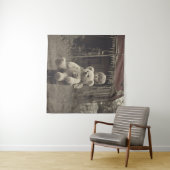 幽霊の子の放棄されたヴィンテージサーカステント タペストリー (インサイチュ(横))