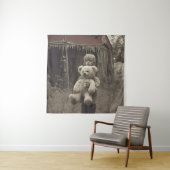 幽霊の子の放棄されたヴィンテージサーカステント タペストリー (インサイチュ)