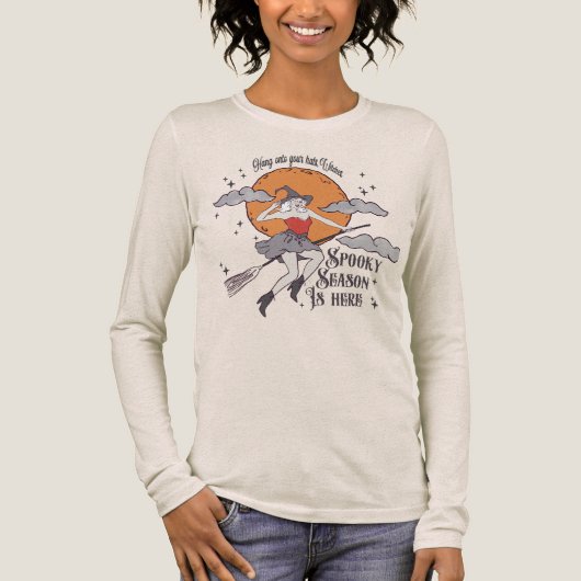 幽霊の季節がやってきた トライブレンドTシャツ (正面)