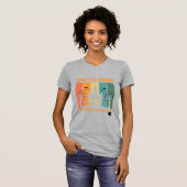 幽霊の家のハロウィンベクターイラスト Tシャツ (正面フル)
