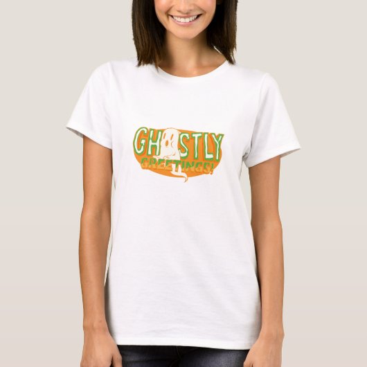 幽霊の挨拶 Tシャツ (正面)