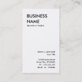 幽霊の木 名刺 (裏面)