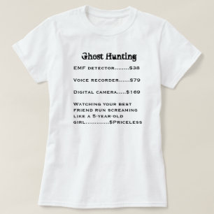 幽霊の狩りのティー Tシャツ