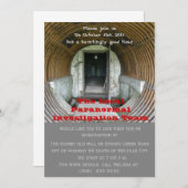 幽霊の目撃の調査 招待状 (正面/裏面)