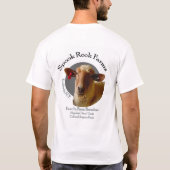 幽霊の石の農場- NYSのウールのフェスティバル2005年 Tシャツ (裏面)