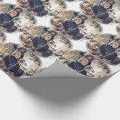 幽霊の聖降誕祭とスクルージ ラッピングペーパー (角)