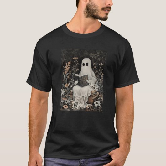 幽霊の読本の森フローラゴシックのハロウィーン Tシャツ (正面)