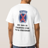 幽霊の軍隊 Tシャツ (裏面)