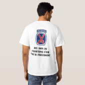 幽霊の軍隊 Tシャツ (裏面フル)