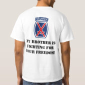 幽霊の軍隊 Tシャツ (裏面)