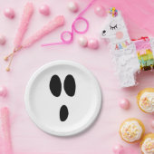 幽霊の顔 ペーパープレート (パーティー)