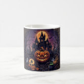 幽霊の館のハロウィンマグカップ コーヒーマグカップ (中央)