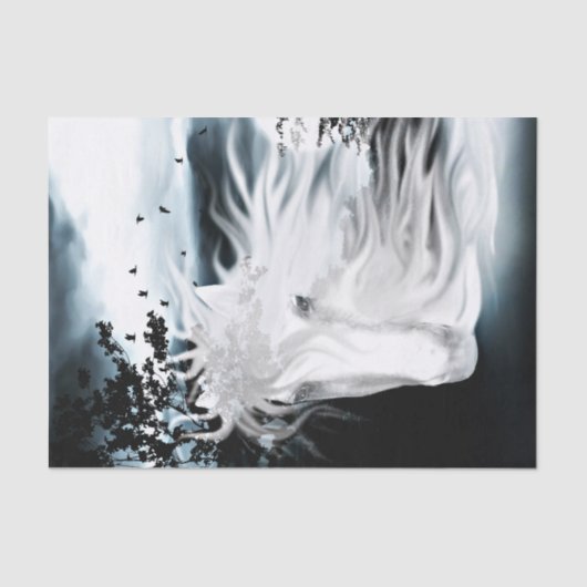 幽霊の馬の精神 薄葉紙 (正面)