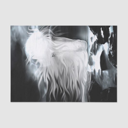 幽霊の馬精霊 薄葉紙 (正面)