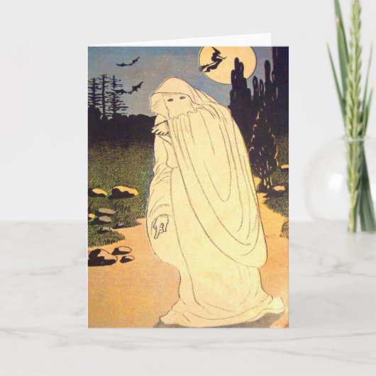幽霊の魔法使いのこうもりの月の精神 カード (正面)