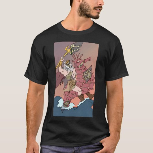 幽霊の魚男 Tシャツ (正面)