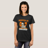 幽霊の67(シックスセブン)ミーム 骸骨の手 ハロウィン Tシャツ (正面フル)