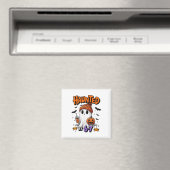 幽霊の67ミーム 六 七 6-7 笑える インターネットジョーク  マグネット (インサイチュ (食洗機))