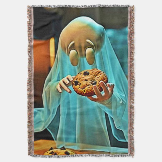 幽霊のCookieに対する欲求 スローブランケット (正面縦)