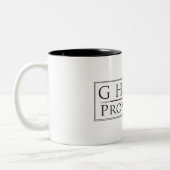 幽霊のProvokersのコーヒー・マグ ツートーンマグカップ (左)