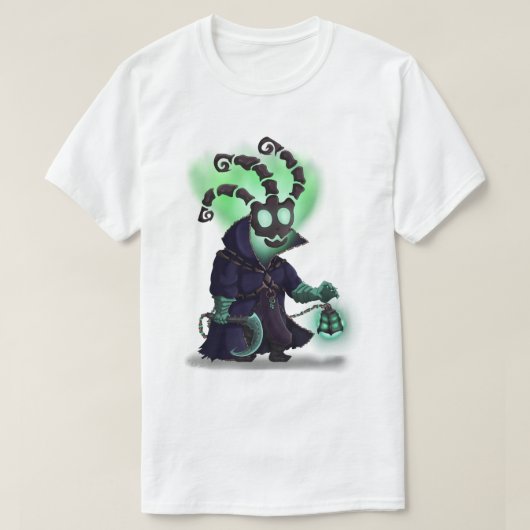 幽霊のTシャツ – 不気味ホラーグラフィックティー Tシャツ (デザイン正面)