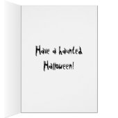 幽霊はカードハロウィン急速に広まります (内側 (右))