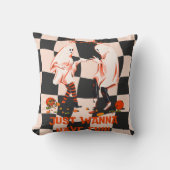 幽霊はハロウィンを望むおもしろい クッション (正面)