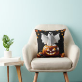 幽霊は夕暮れ時にカボチャから出る クッション (椅子)