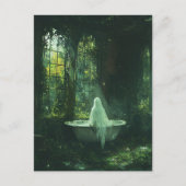 幽霊は捨てられた家の浴槽の中 ポストカード (正面)