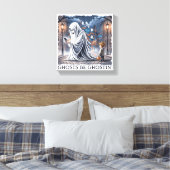 幽霊はGhostingである キャンバスプリント (インサイチュ (寝室))