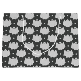 幽霊をテーマにしたハロウィーン ラージペーパーバッグ