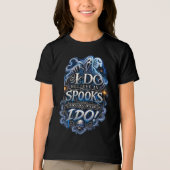 幽霊を信じます トライブレンドTシャツ (正面)