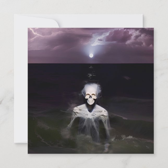 幽霊アットシーオイルペインティング (正面)