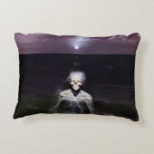 幽霊アットシーオイルペインティング アクセントクッション (裏面)