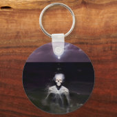 幽霊アットシーオイルペインティング キーホルダー (正面)