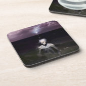 幽霊アットシーオイルペインティング コースター (左側)